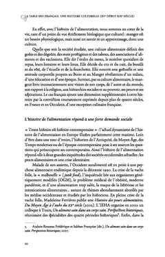 La table des Français