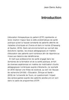 Formation et jeux en santé