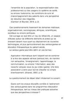 Formation et jeux en santé