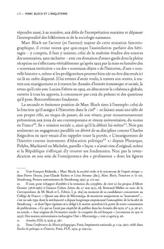 Marc Bloch et l'Angleterre