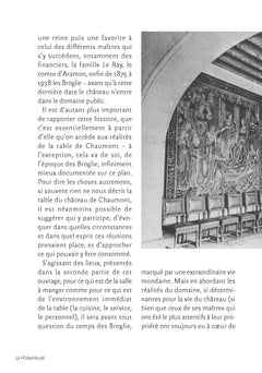 À la table du Château de Chaumont