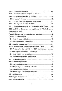 Approche participative de vulgarisation à base de conseil agricole