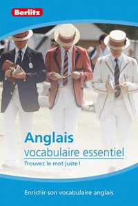 Anglais - Vocabulaire essentiel