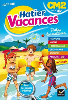 Cahier de vacances 2019 du CM2 vers la 6e