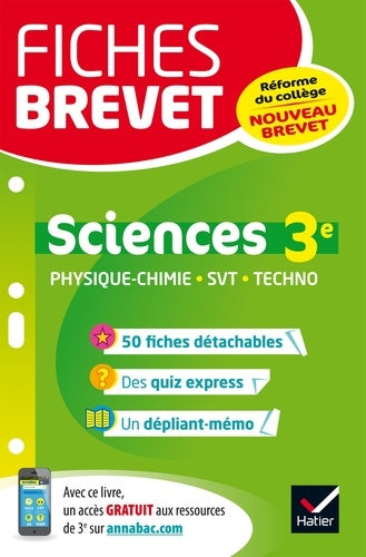 Sciences 3e: Nouveau brevet