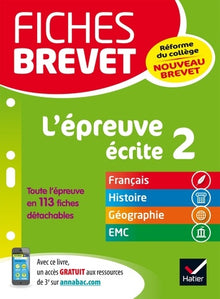 L'épreuve écrite 2, français, histoire-géographie, EMC
