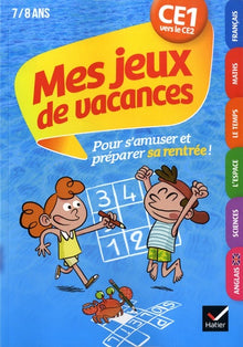 Mes jeux de vacances du CE1 vers le CE2