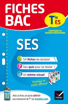 Fiches bac SES Tle ES: fiches de révision Terminale ES