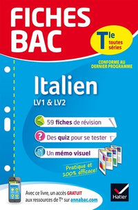 Fiches Bac Italien Tle (LV1 & LV2)