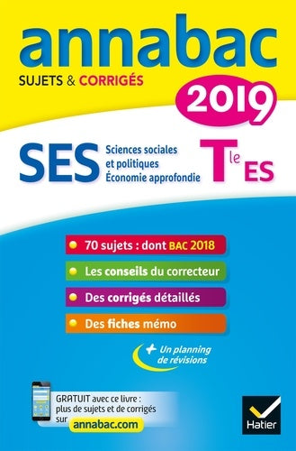 Sciences économiques et sociales Tle ES - Sciences sociales et politiques, économie approfondie: Sujets et corrigés