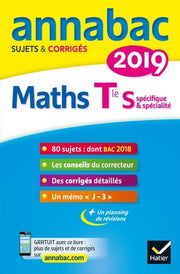 Annabac Maths Tle S spécifique & spécialité: Sujets et corrigés