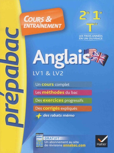 Anglais LV1 & LV2 1re 2de Tle
