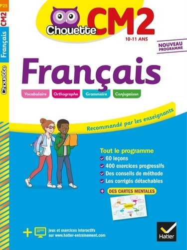 Français CM2: cahier d'entraînement et de révision