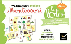 Le loto Montessori des lettres et des premiers sons