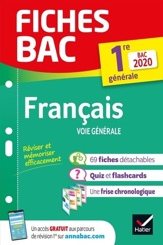 Fiches bac Français 1re générale Bac 2020