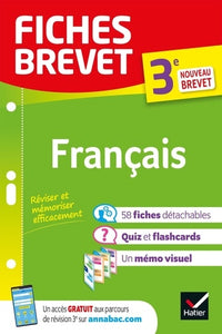 Fiches brevet Français 3e - Brevet 2023: fiches de révision & quiz