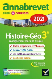Annales du brevet Annabrevet 2021