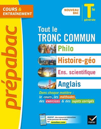 Prépabac Tout la Tle générale (tronc commun) - Bac 2024 (toutes les matières)