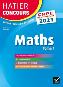 Concours professeur des écoles 2015 - Mathématiques Tome 1 - Epreuve écrite d'admissibilité