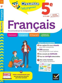 Français 5e: cahier de révision et d'entraînement
