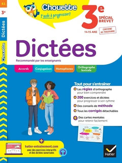 Dictées 3e: cahier de révision et d'entraînement