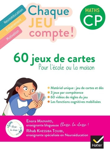 Chaque jeu compte - Maths CP Ed. 2022 -  60 jeux de cartes