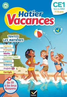 Cahier de vacances 2024 du CE1 vers le CE2