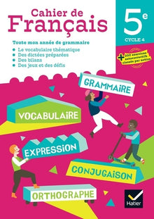 Cahier de français 5e éd 2023