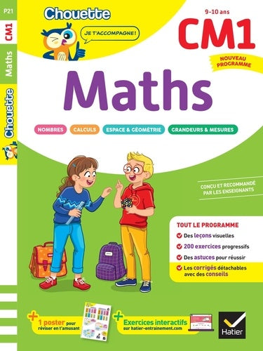 Maths CM1 - Cahier de soutien nouveau programme