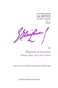 La Revue des lettres modernes