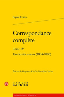Correspondance complète