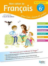Mon cahier de français 6e