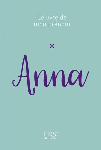44 Le Livre de mon prénom - Anna
