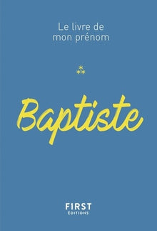 Le livre de mon prénom - Baptiste