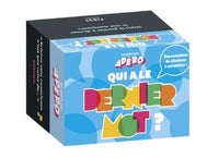 Jeu d'apéro Qui a le dernier mot ?