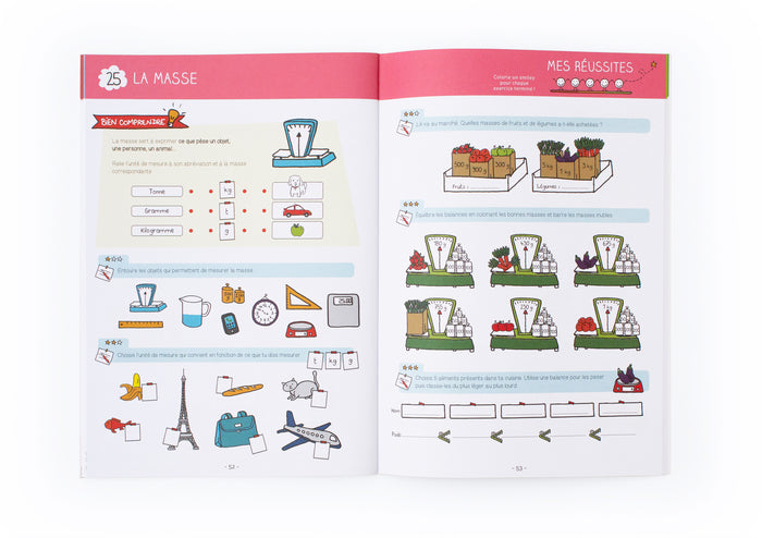 Mon cahier d'exercices pour devenir un as en maths CE1-CE2