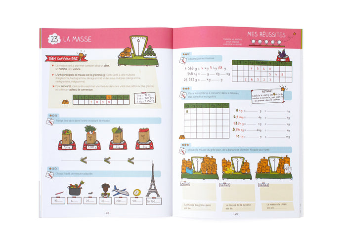 Mon cahier d'exercices pour devenir un as en maths CM1-CM2