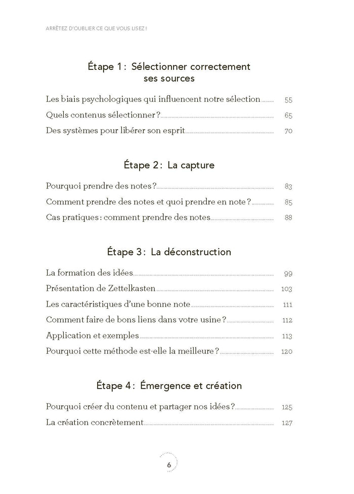 Arrêtez d'oublier ce que vous lisez !