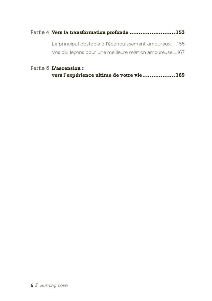 Burning Love: Le journal pour brûler d'amour... sans se brûler les ailes