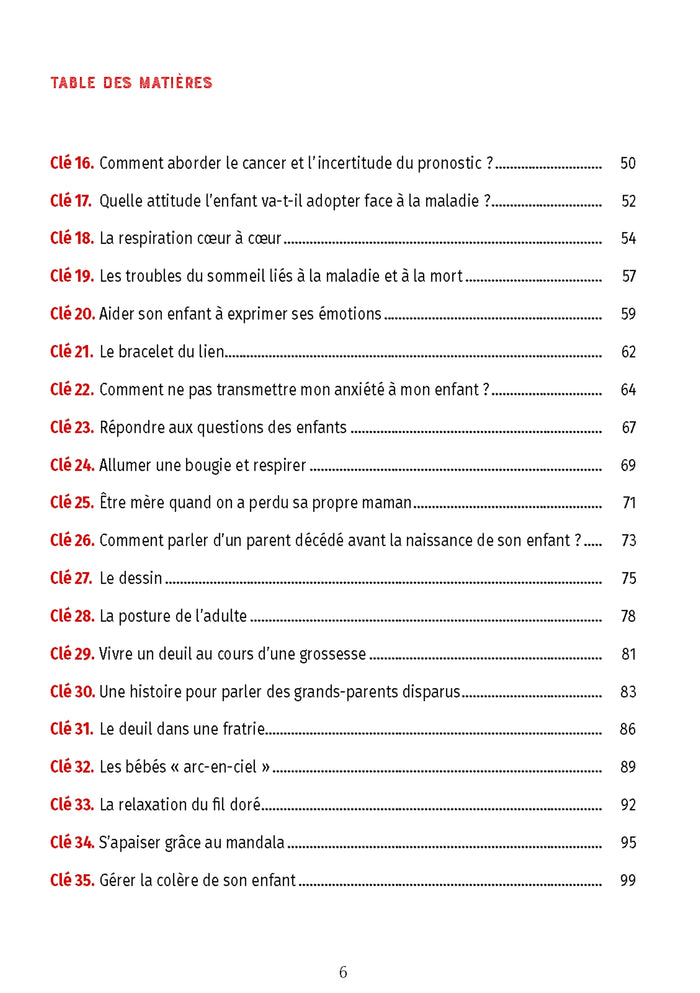 50 clés pour aider un enfant face à la peur de la mort