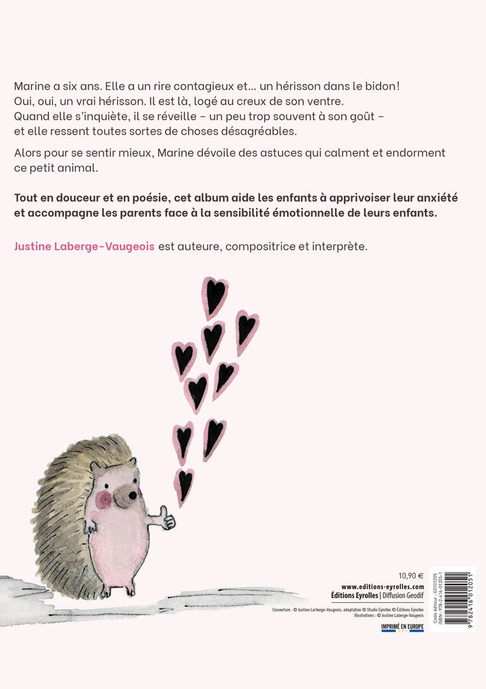 Un hérisson dans le bidon