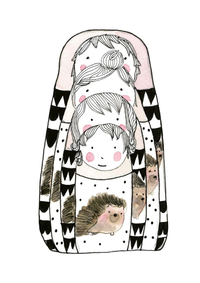 Un hérisson dans le bidon