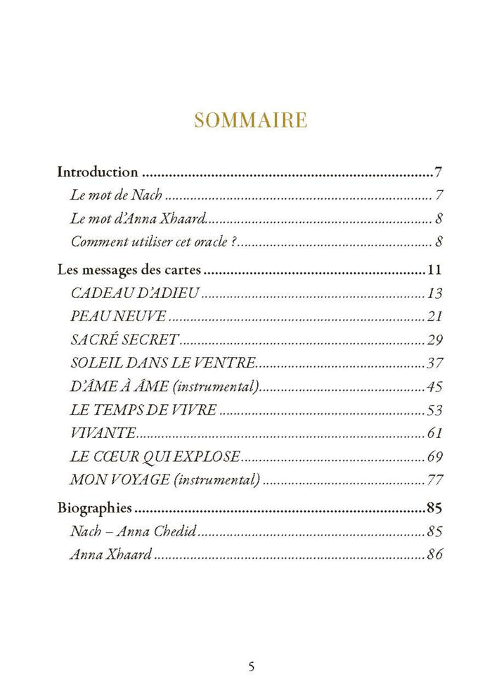 Peau neuve, l'oracle musical