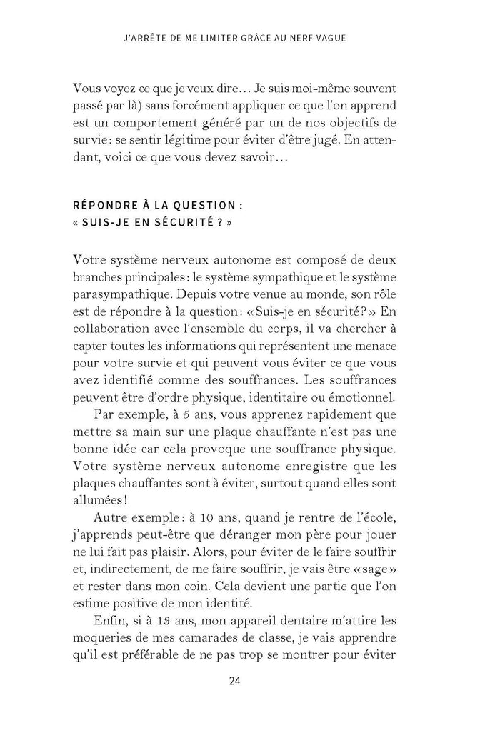 J'arrête de me limiter grâce au nerf vague