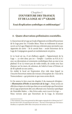 L'expression symbolique et emblématique du Rite Écossais Rectifié