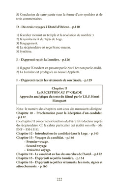 L'expression symbolique et emblématique du Rite Écossais Rectifié
