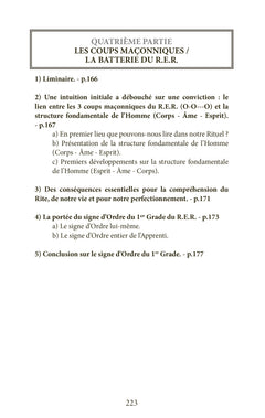 L'expression symbolique et emblématique du Rite Écossais Rectifié