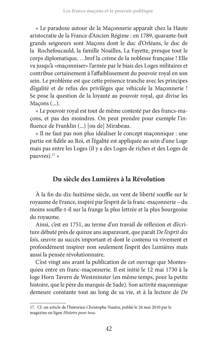 Les francs-maçons et le pouvoir