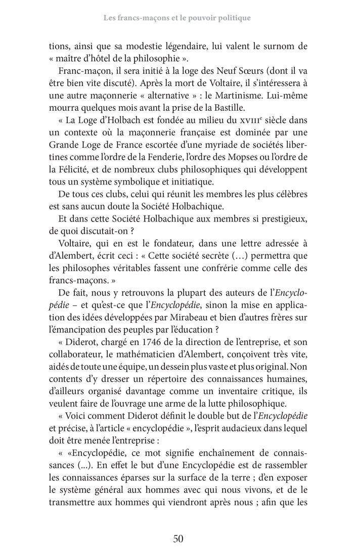 Les francs-maçons et le pouvoir