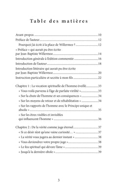 Méditation vivante sur la Lettre à mon fils de Jean-Baptiste Willermoz